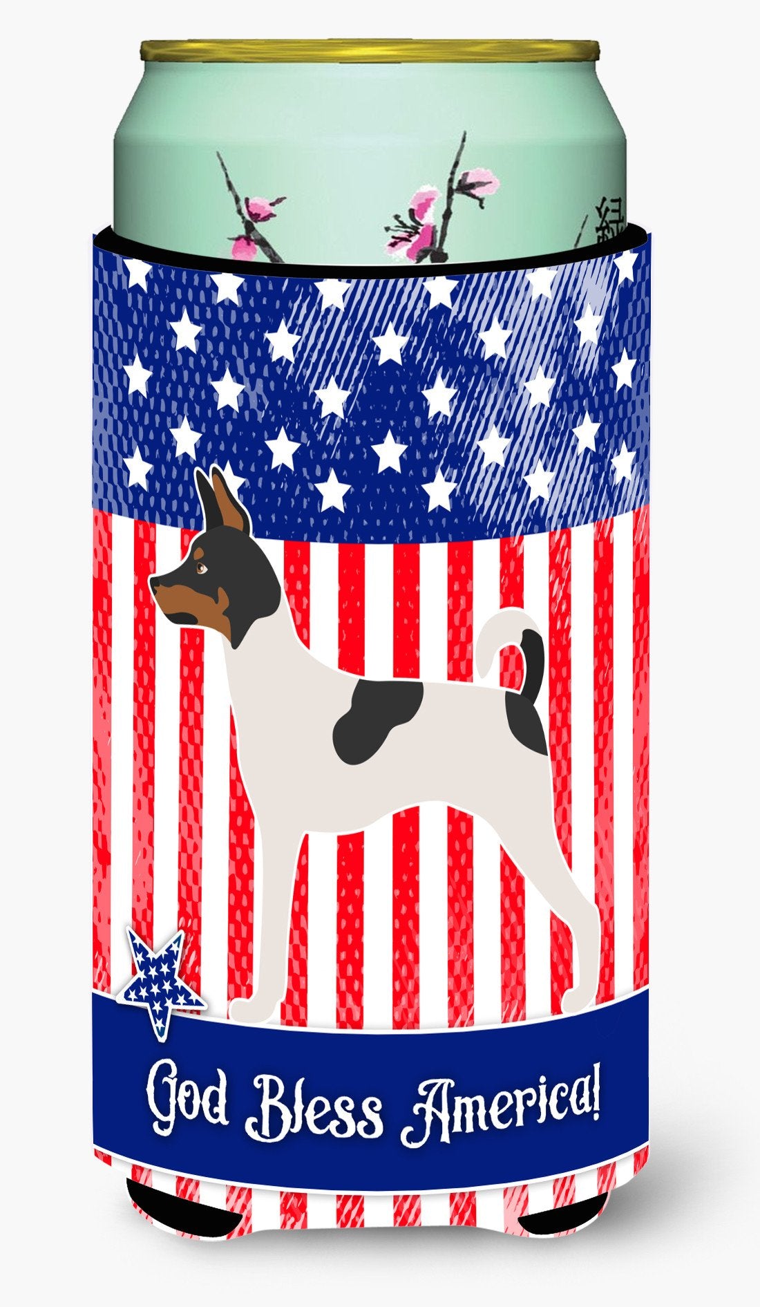 American Toy Fox Terrier American Tall Boy Beverage Insulator Hugger BB8387TBC by Caroline&#39;s Treasures