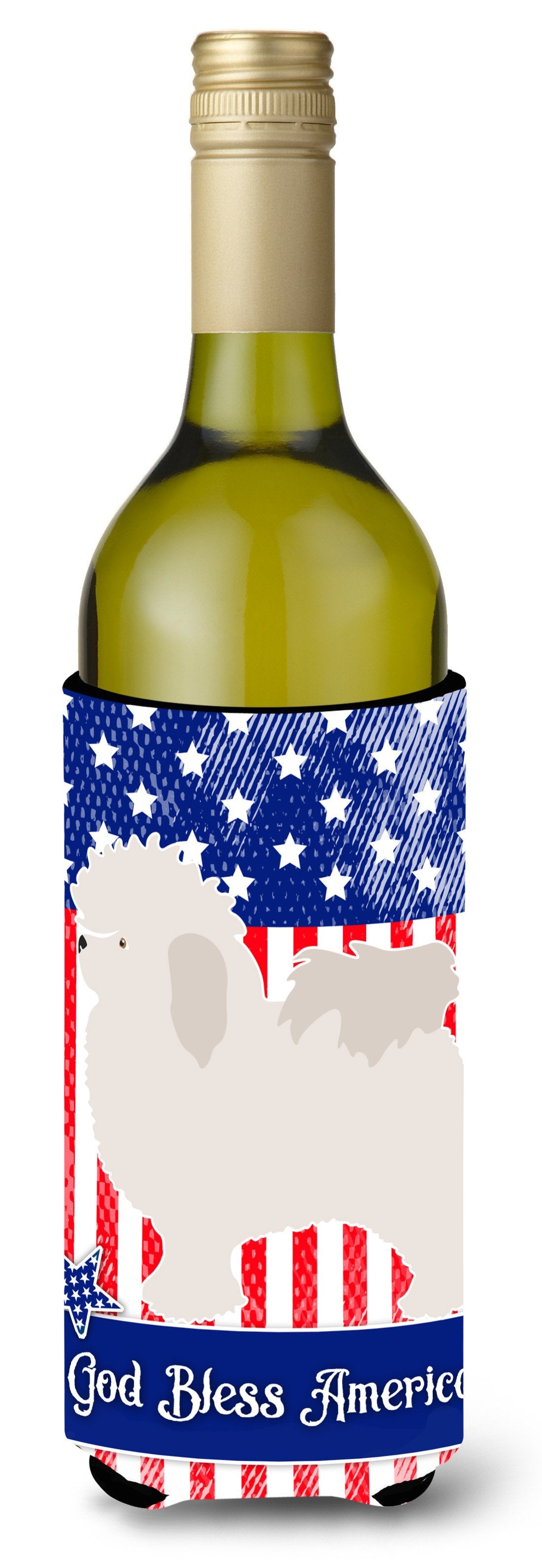 Bolognese American Wine Bottle Beverge Insulator Hugger BB8390LITERK by Caroline&#39;s Treasures
