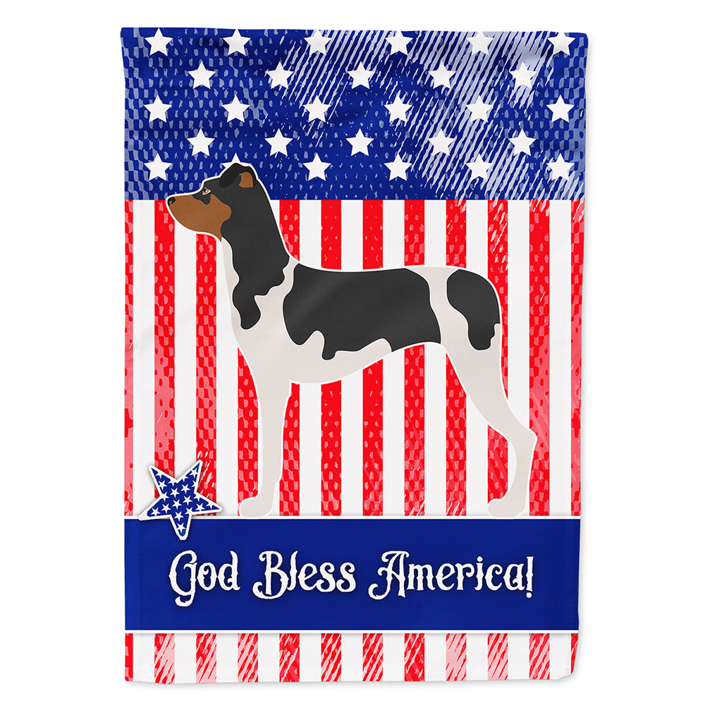 Brazilian Terrier American Flag Canvas House Size BB8396CHF  the-store.com.