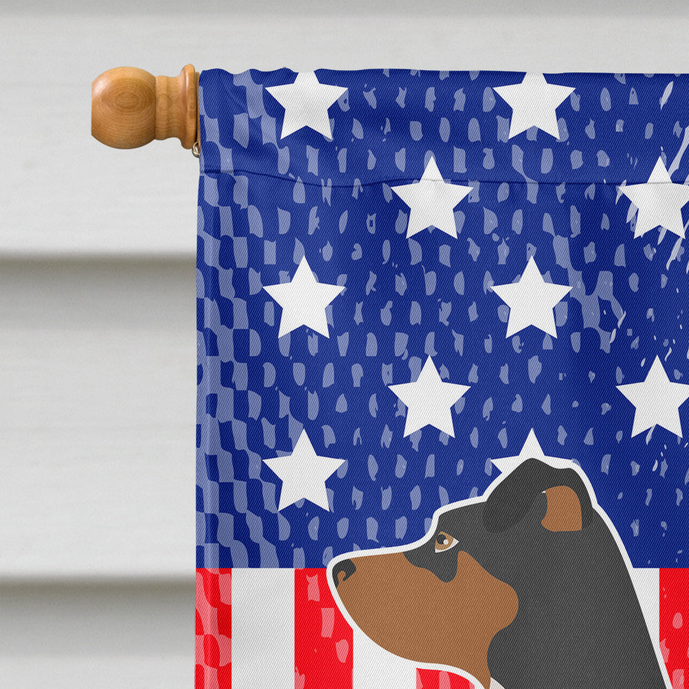 Brazilian Terrier American Flag Canvas House Size BB8396CHF  the-store.com.