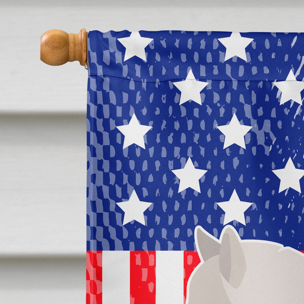 German Spitz American Flag Canvas House Size BB8398CHF  the-store.com.