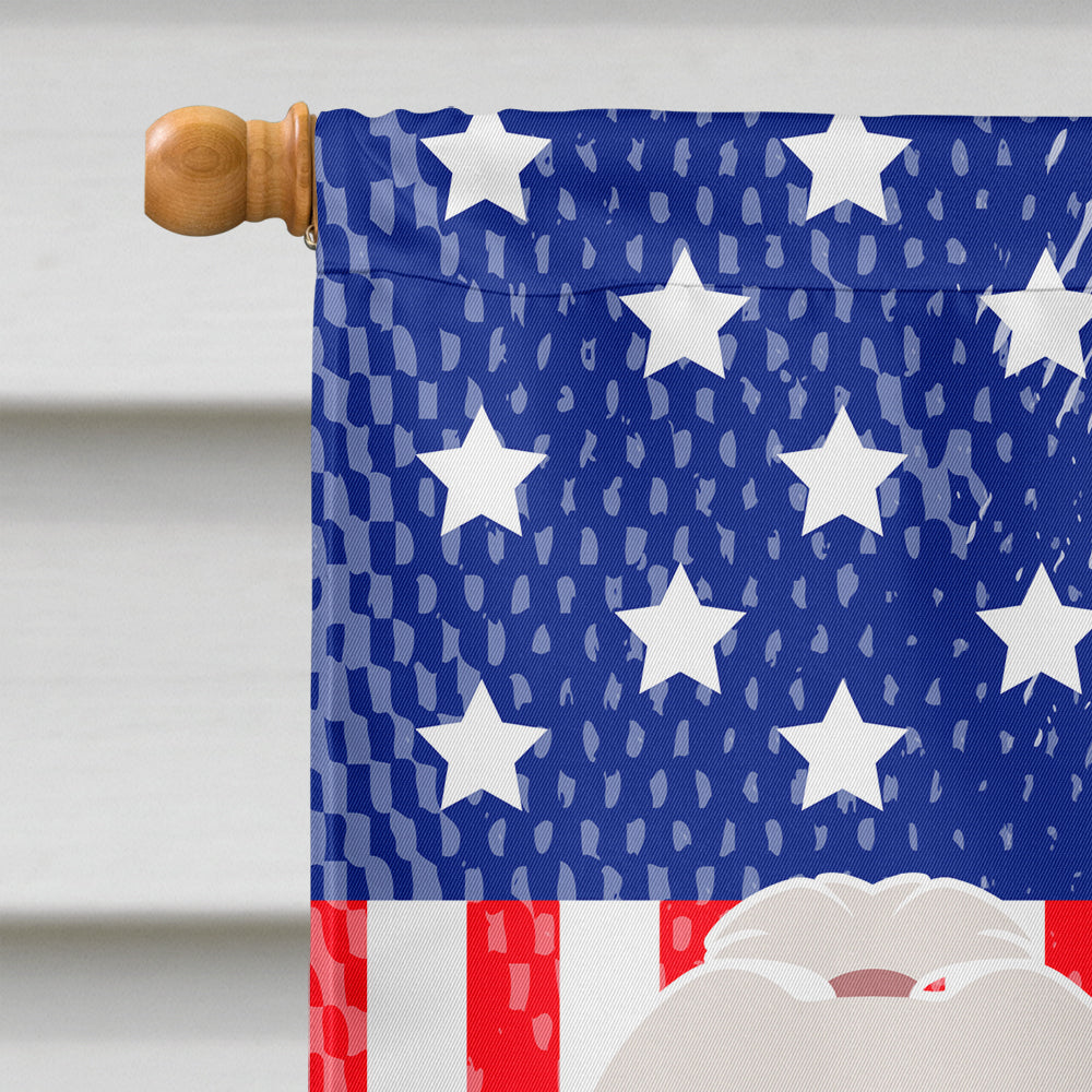 Lhasa Apso American Flag Canvas House Size BB8400CHF