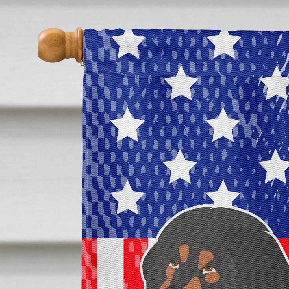 Tibetan Mastiff American Flag Canvas House Size BB8407CHF