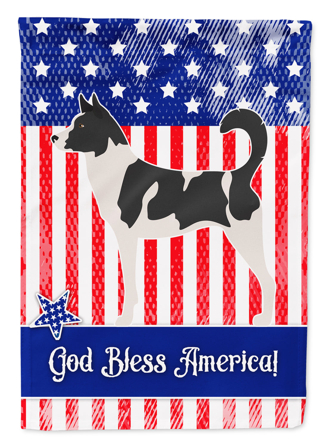 Caroline's Treasures Canaan Dog American Garden Flag - Outdoor Decorative Yard Flag