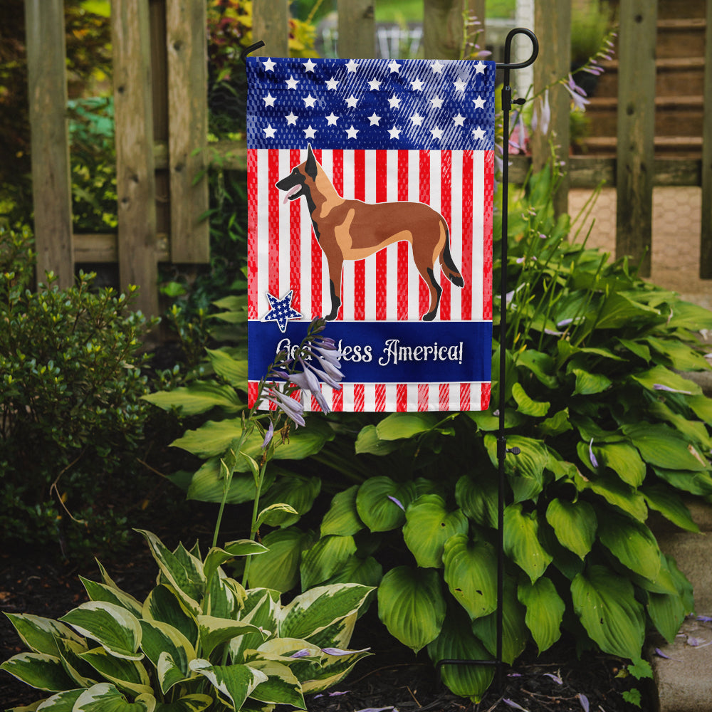 Caroline's Treasures Malinois Belgian Shepherd American Garden Flag - Outdoor Decorative Yard Flag BB8413GF