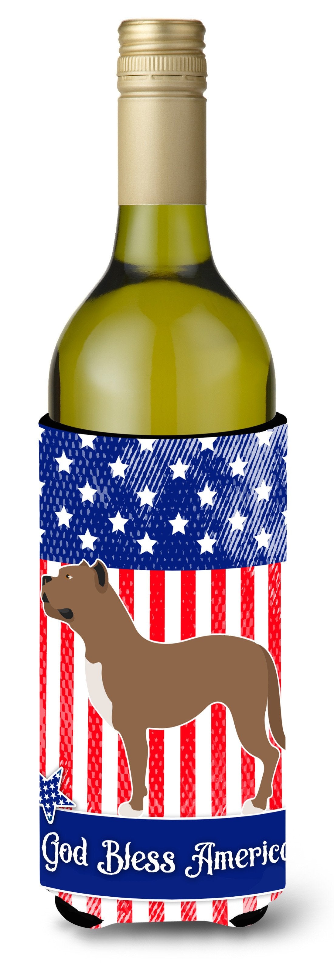 Perro de Presa Canario American Wine Bottle Beverge Insulator Hugger BB8420LITERK by Caroline&#39;s Treasures