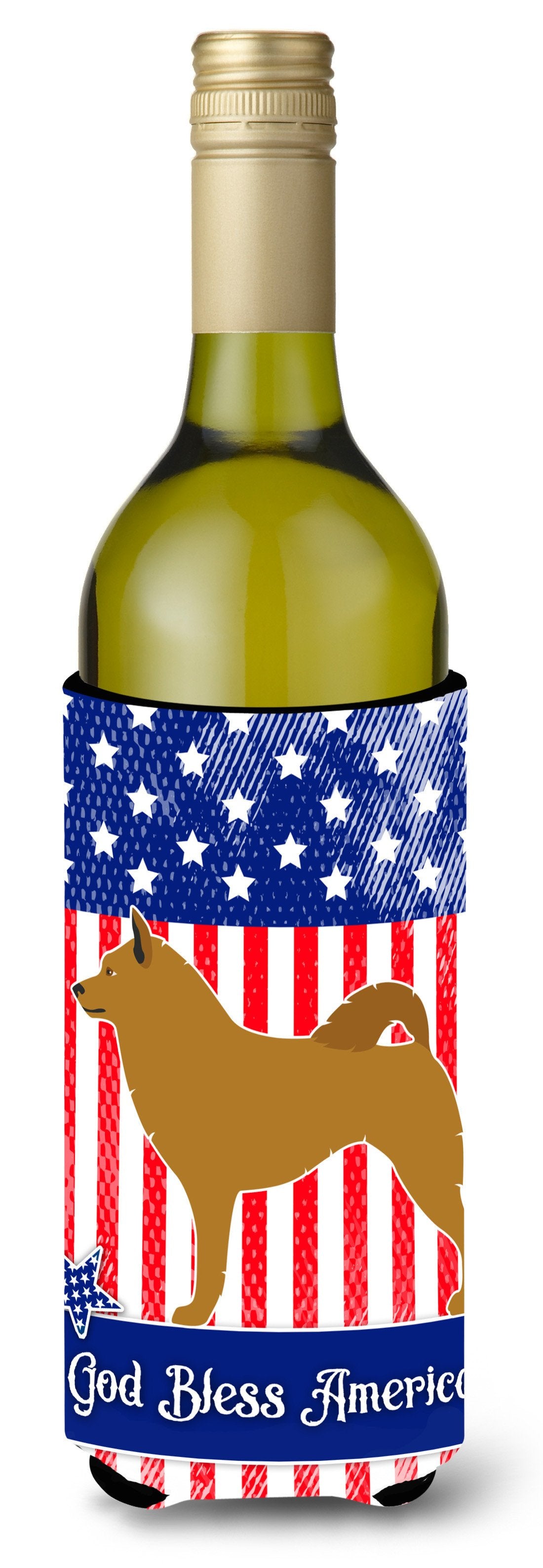 Finnish Spitz American Wine Bottle Beverge Insulator Hugger BB8424LITERK by Caroline&#39;s Treasures