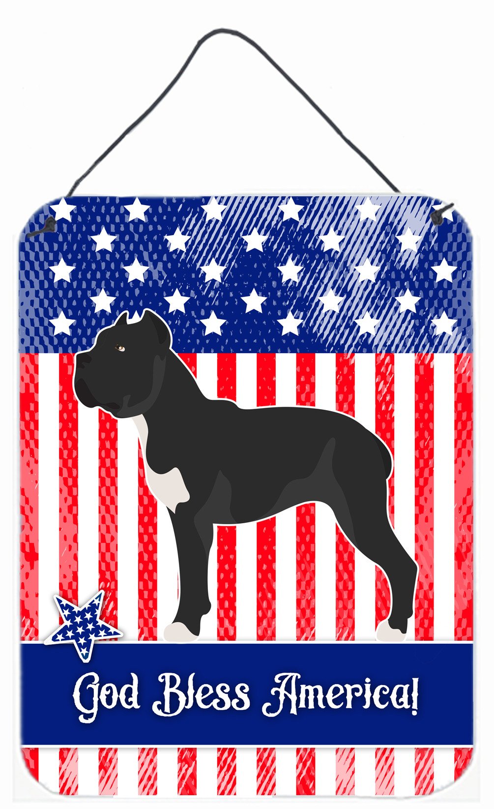 Cane Corso American Wall or Door Hanging Prints BB8426DS1216 by Caroline's Treasures