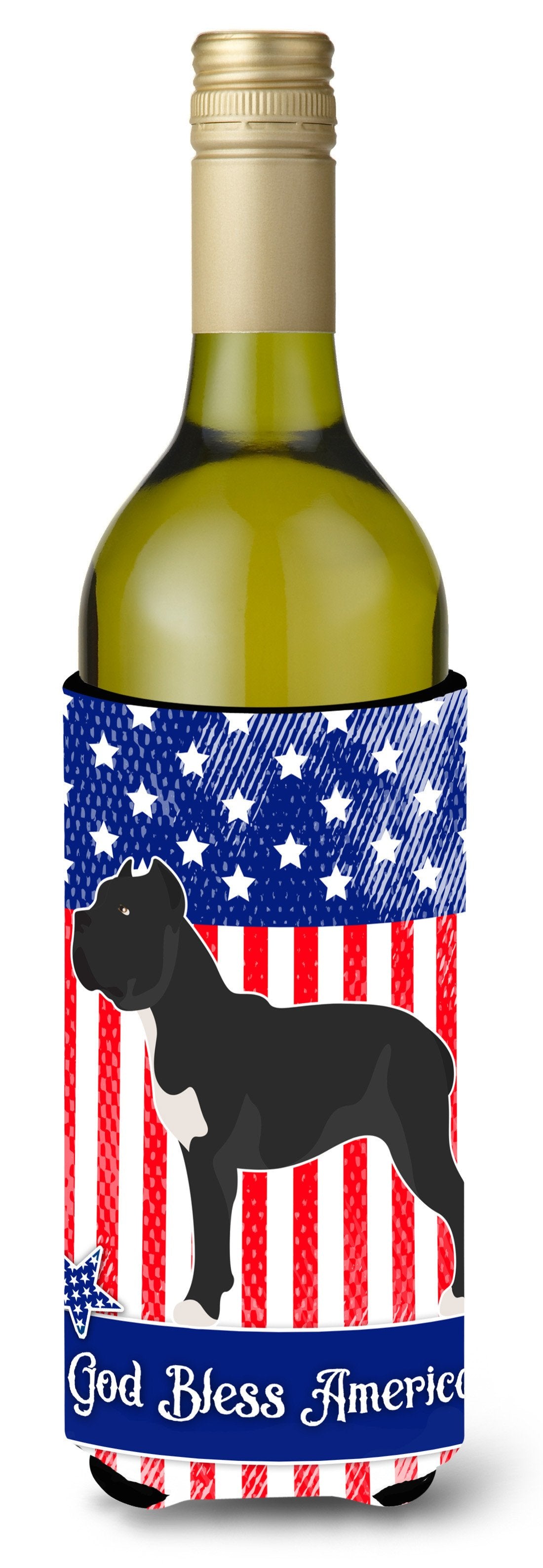 Cane Corso American Wine Bottle Beverge Insulator Hugger BB8426LITERK by Caroline&#39;s Treasures