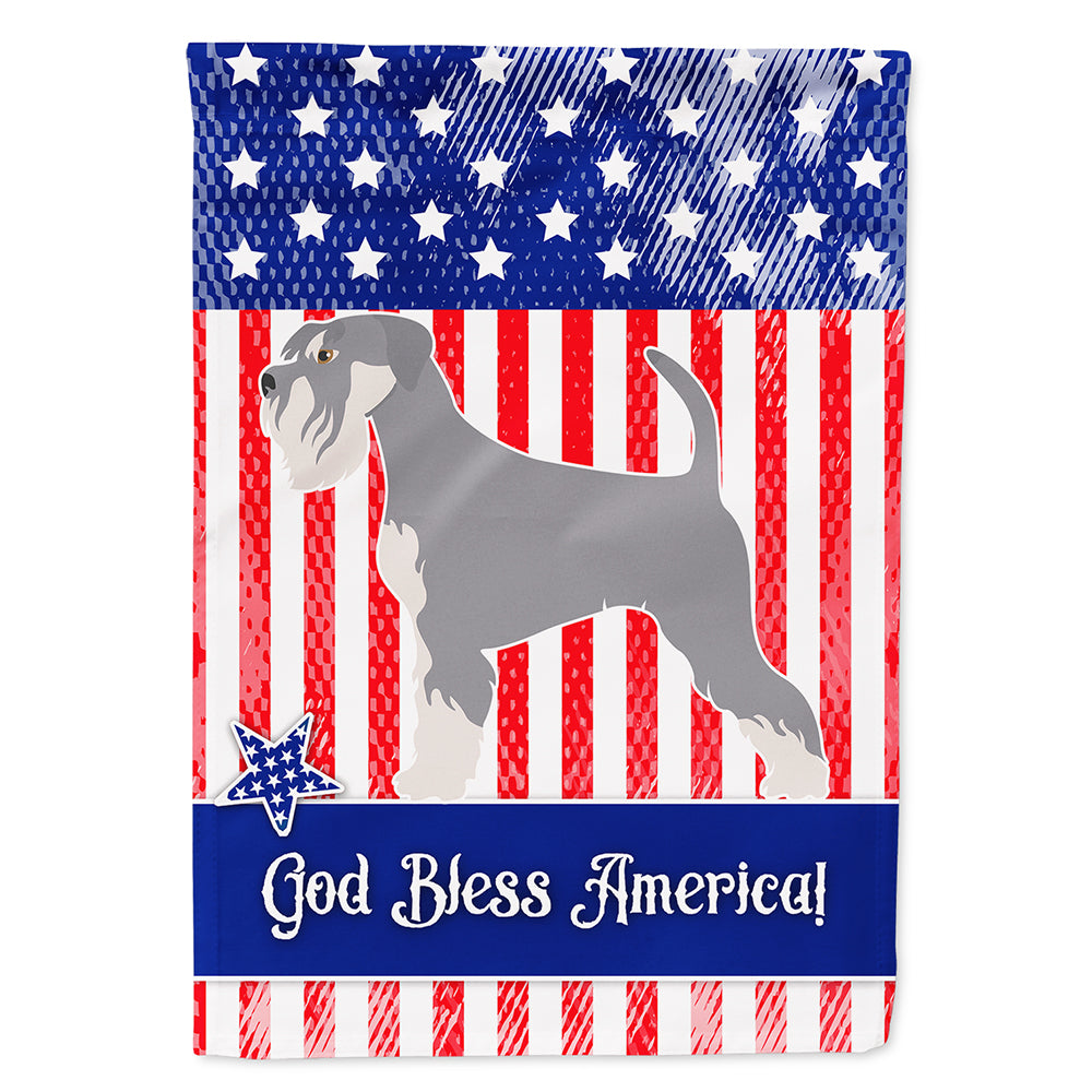 Schnauzer American Flag Canvas House Size BB8431CHF  the-store.com.
