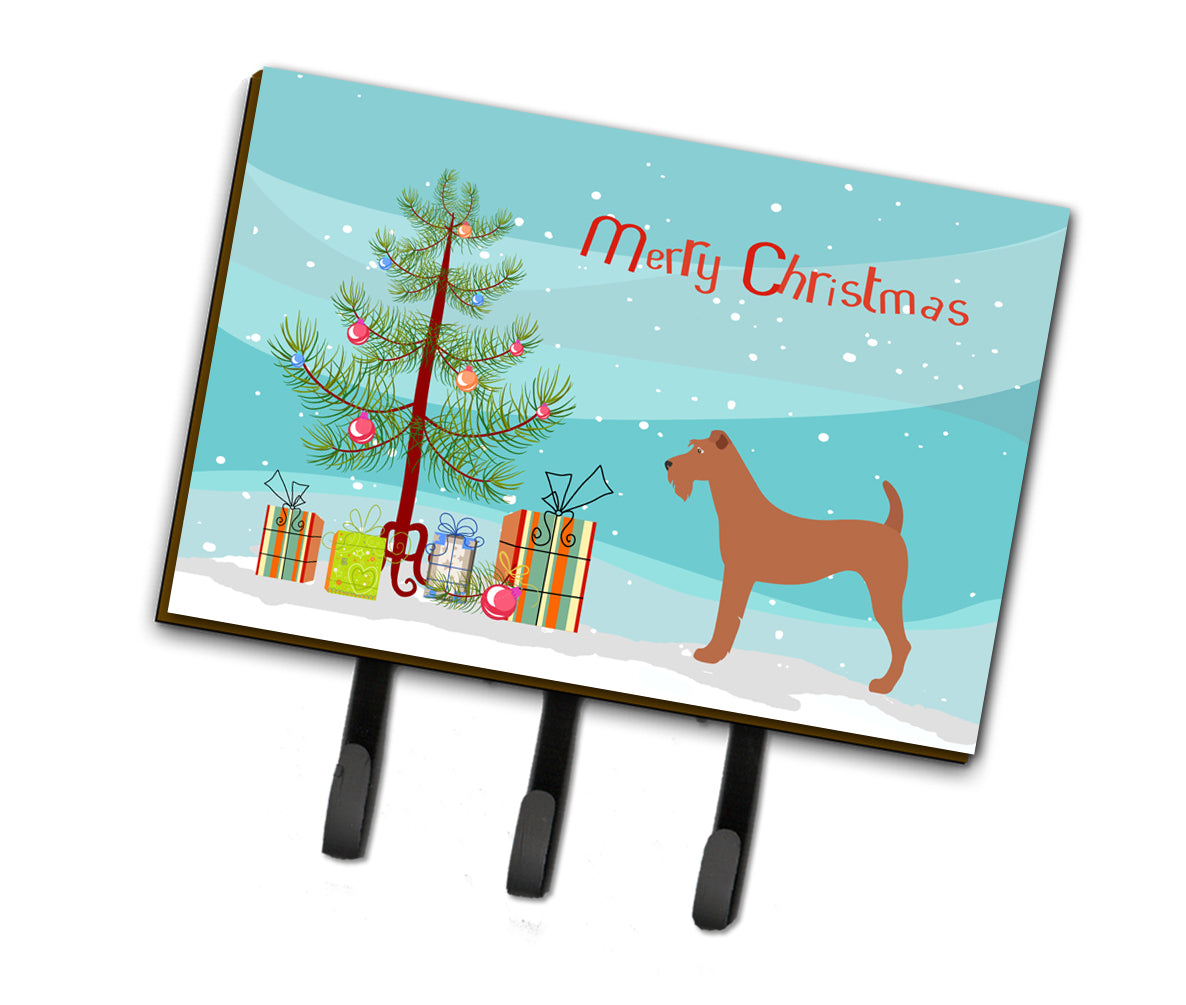 Irish Terrier Christmas Leash or Key Holder BB8438TH68