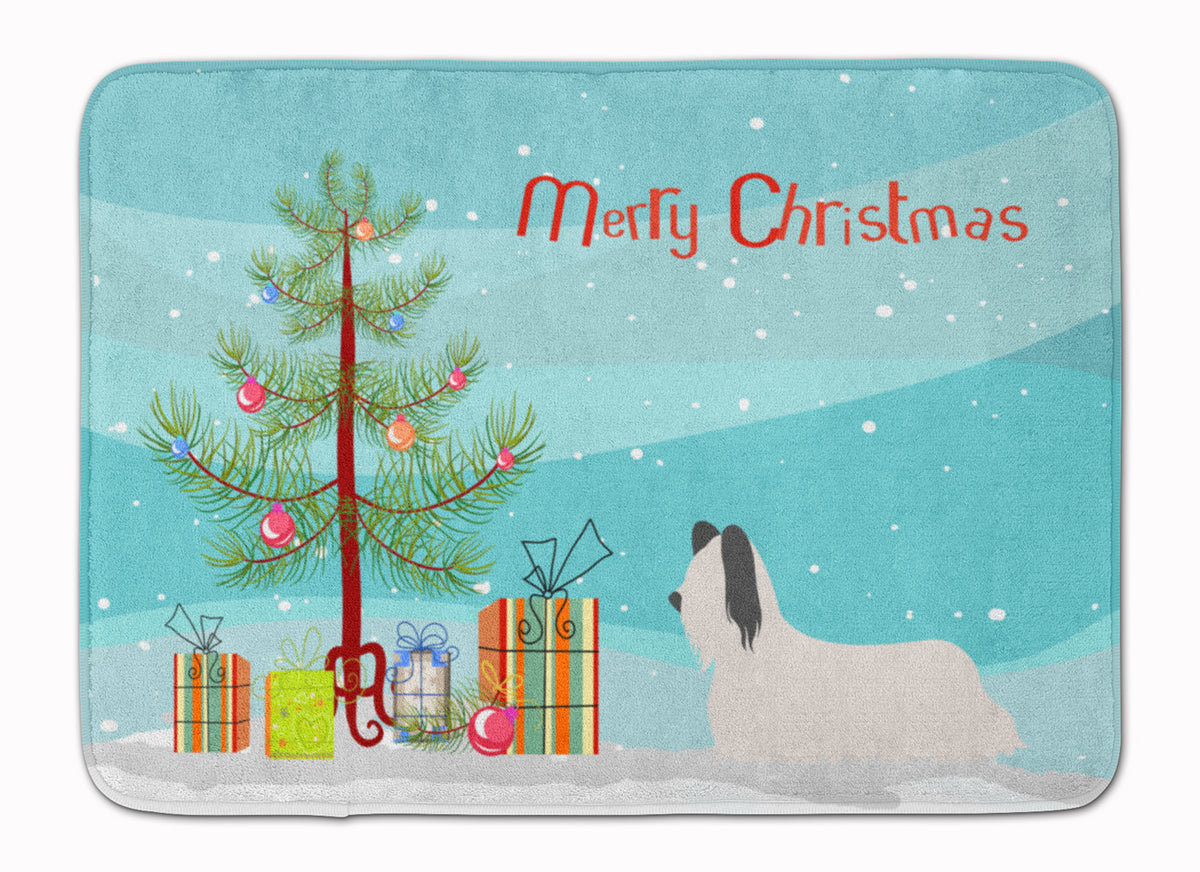 Skye Terrier Christmas Machine Washable Memory Foam Mat BB8440RUG - the-store.com