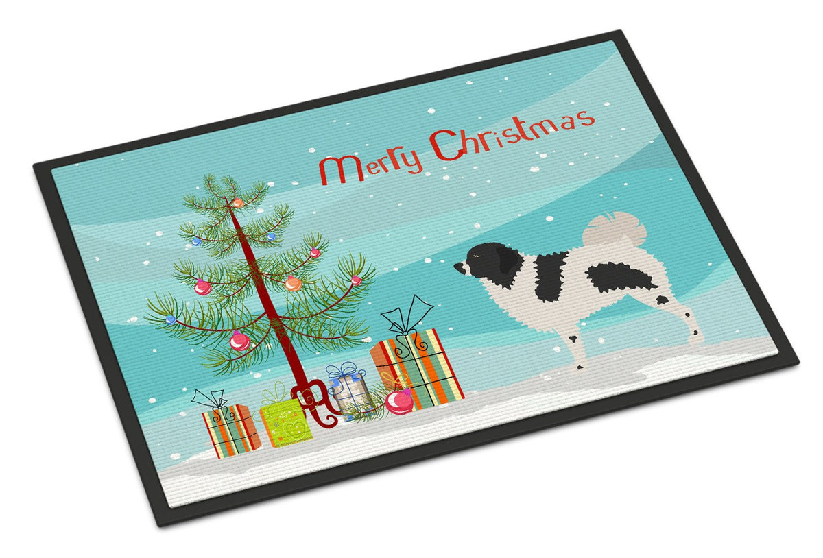 Wetterhoun Frisian Water Dog Christmas Indoor or Outdoor Mat 24x36 BB8444JMAT by Caroline&#39;s Treasures