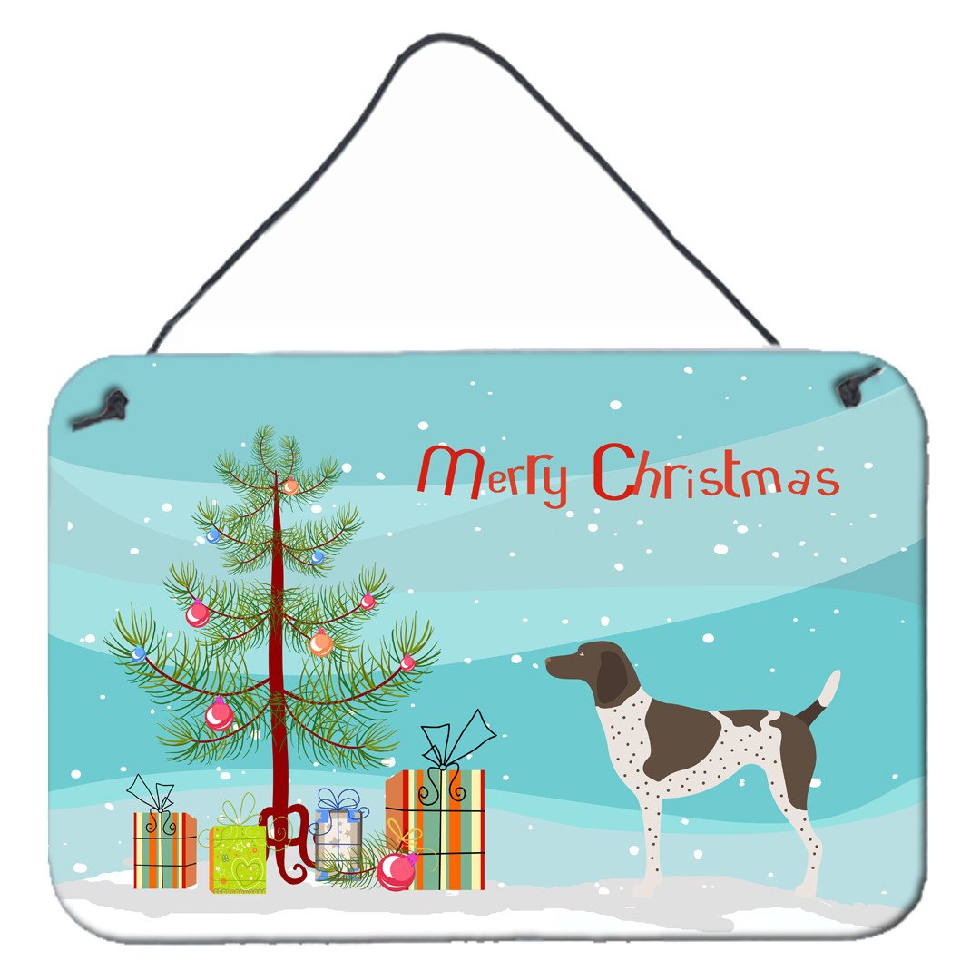 German Shorthaired Pointer Christmas Wall or Door Hanging Prints BB8445DS812 by Caroline&#39;s Treasures