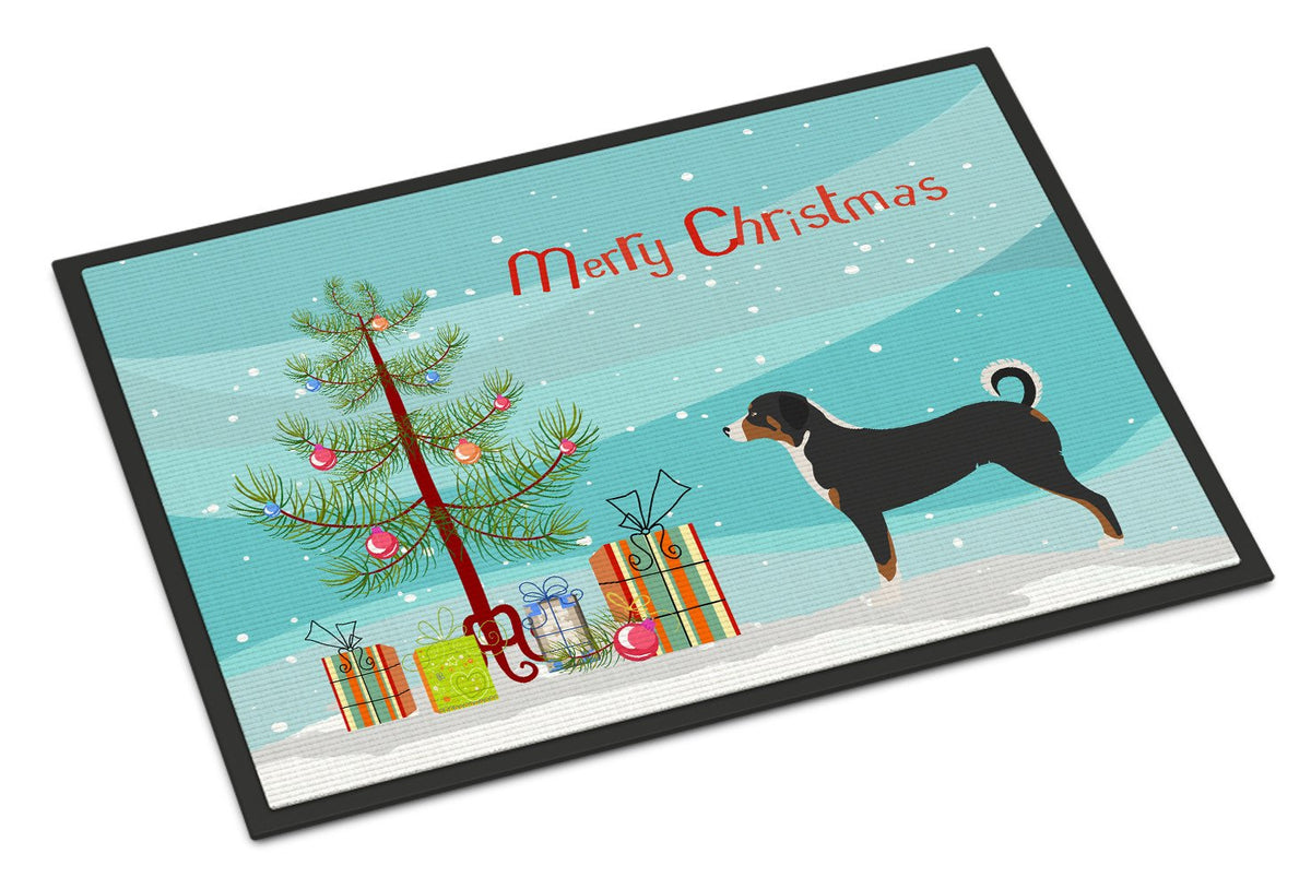 Appenzeller Sennenhund Christmas Indoor or Outdoor Mat 24x36 BB8450JMAT by Caroline&#39;s Treasures