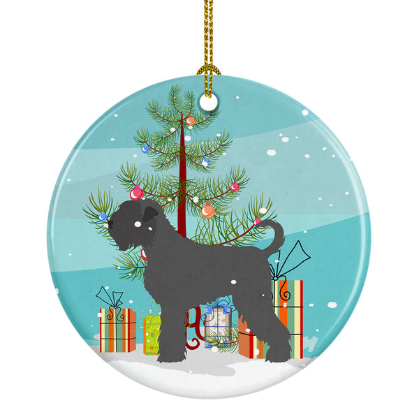 Black Russian Terrier Christmas Ceramic Ornament BB8455CO1 - the-store.com