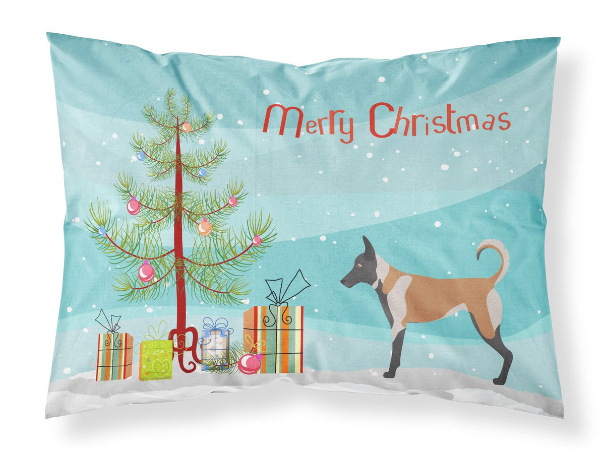 Malinois Christmas Fabric Standard Pillowcase BB8461PILLOWCASE by Caroline&#39;s Treasures