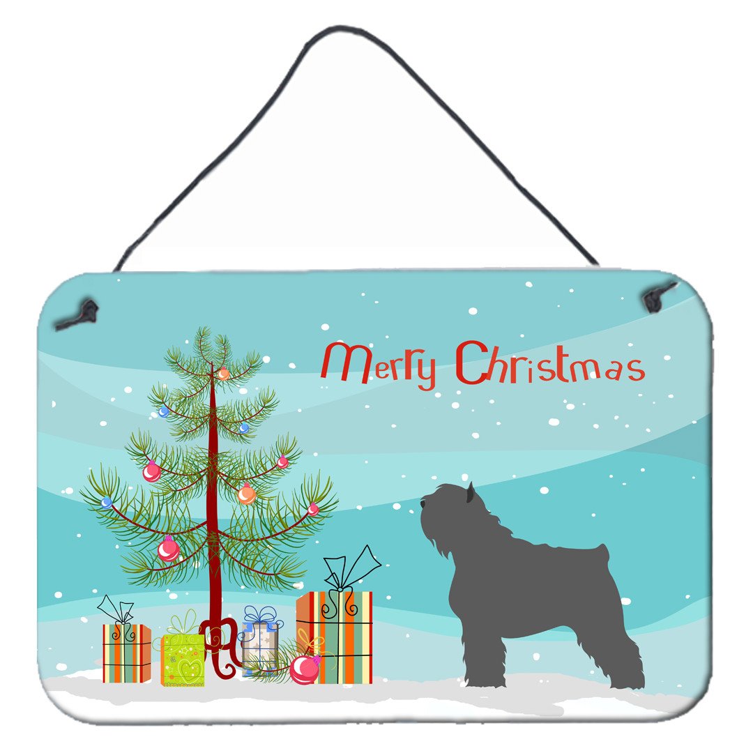 Bouvier des Flandres Christmas Wall or Door Hanging Prints BB8464DS812 by Caroline&#39;s Treasures
