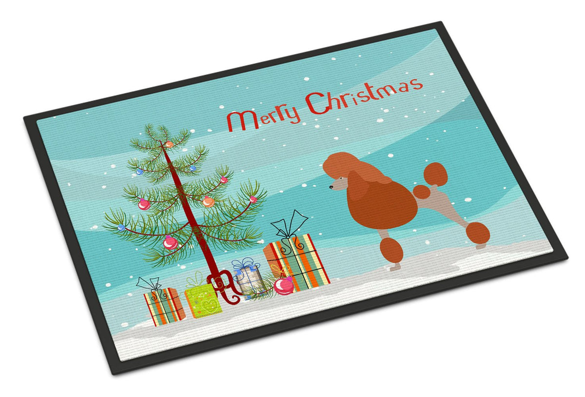 Royal Poodle Christmas Indoor or Outdoor Mat 24x36 BB8473JMAT by Caroline&#39;s Treasures