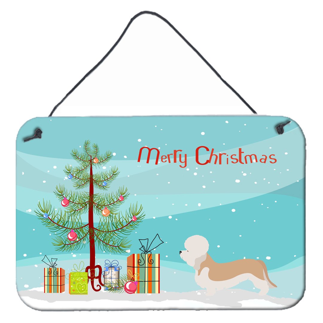 Dandie Dinmont Terrier Christmas Wall or Door Hanging Prints BB8474DS812 by Caroline&#39;s Treasures