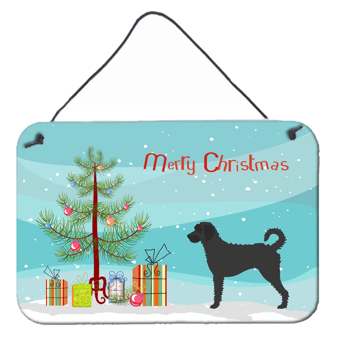 Labradoodle Christmas Wall or Door Hanging Prints BB8499DS812 by Caroline&#39;s Treasures