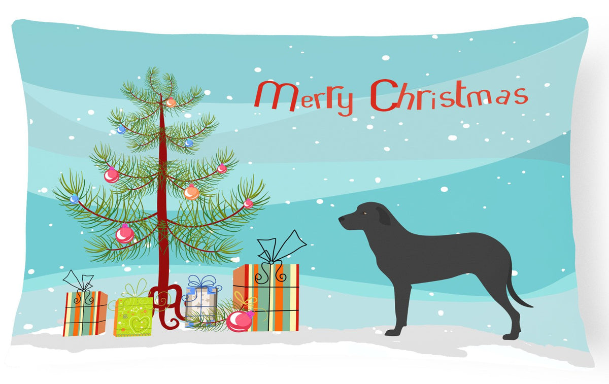 Majorca Shepherd Dog Christmas Canvas Fabric Decorative Pillow BB8508PW1216 by Caroline&#39;s Treasures