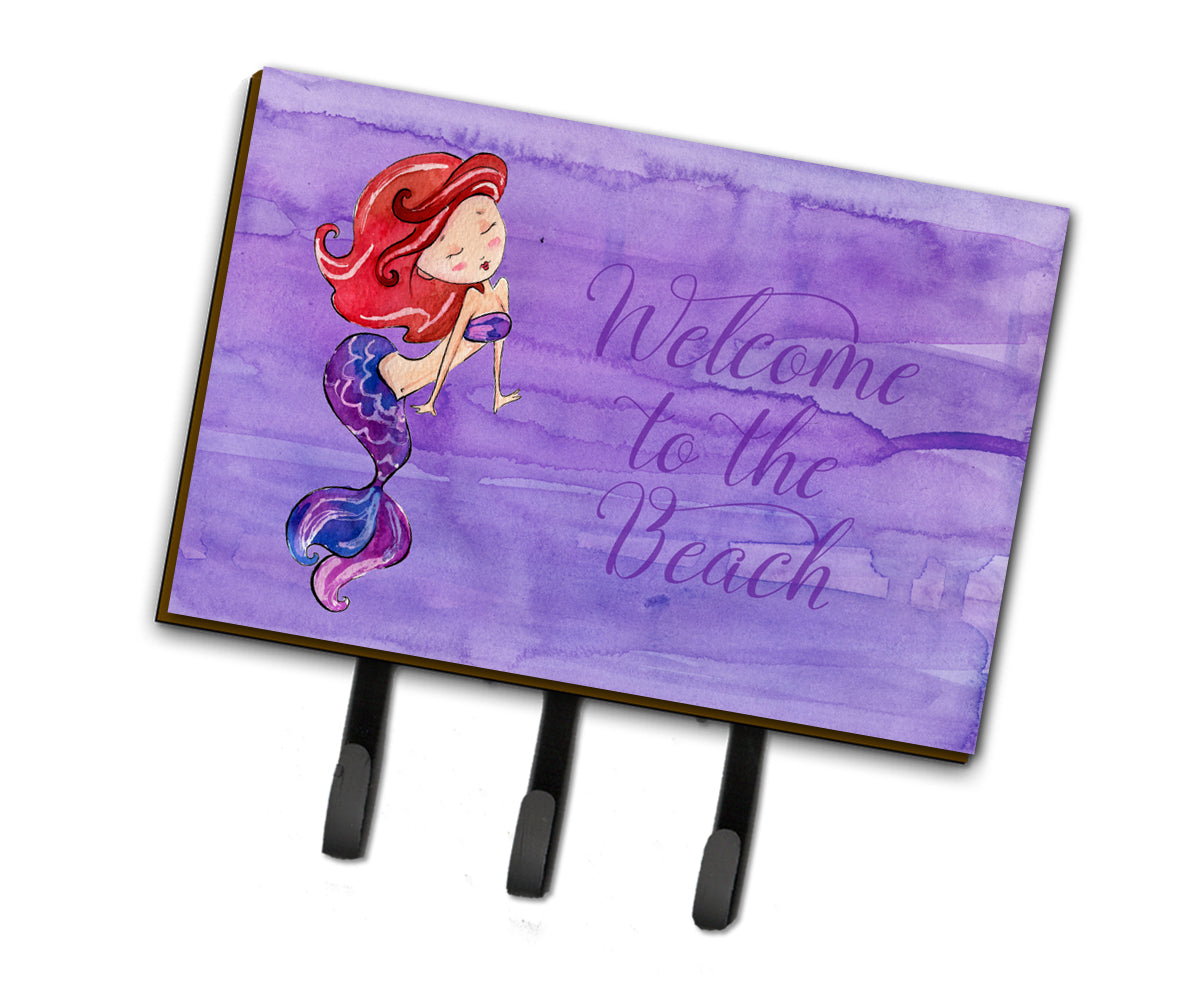 Mermaid Welcome Purple Leash or Key Holder BB8514TH68