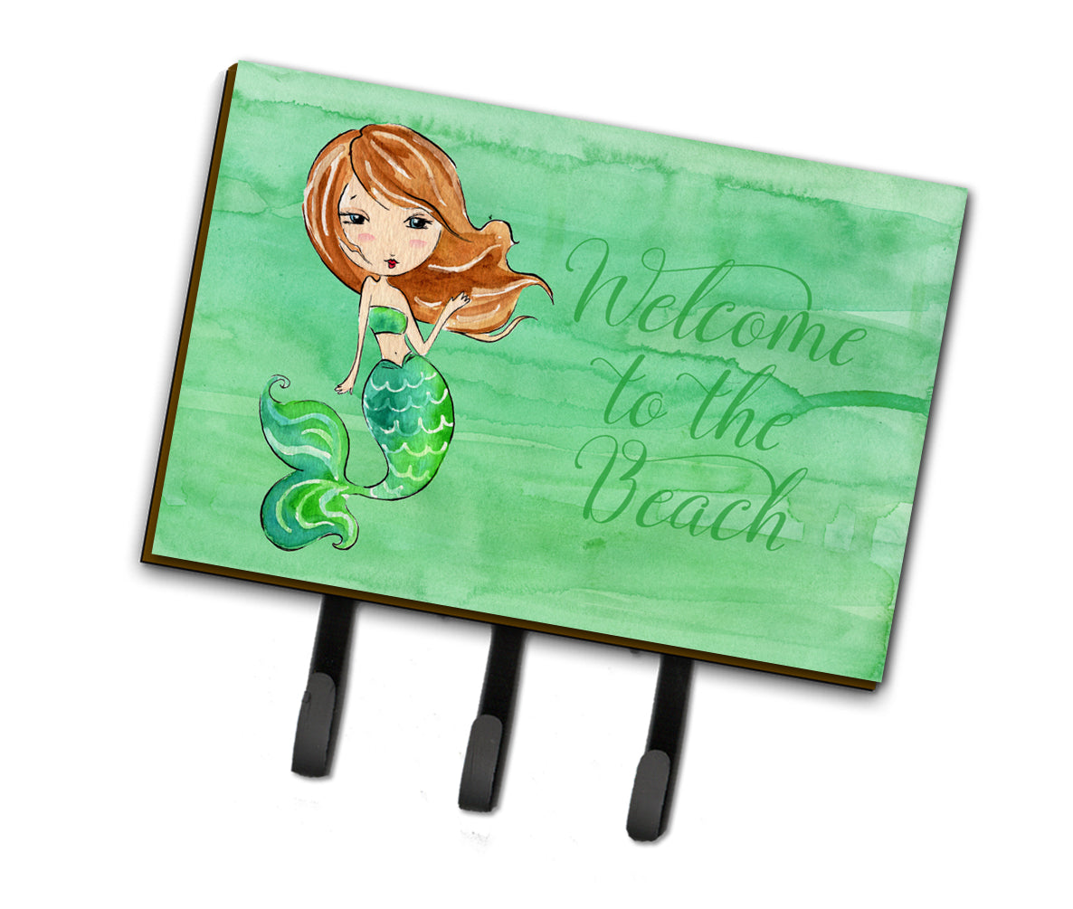 Mermaid Welcome Green Leash or Key Holder BB8515TH68