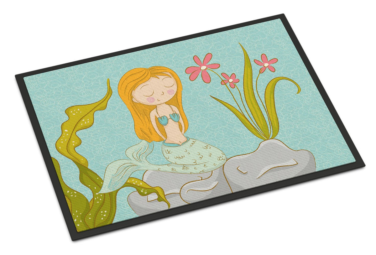 Mermaid Underwater Scene Indoor or Outdoor Mat 24x36 BB8539JMAT by Caroline&#39;s Treasures