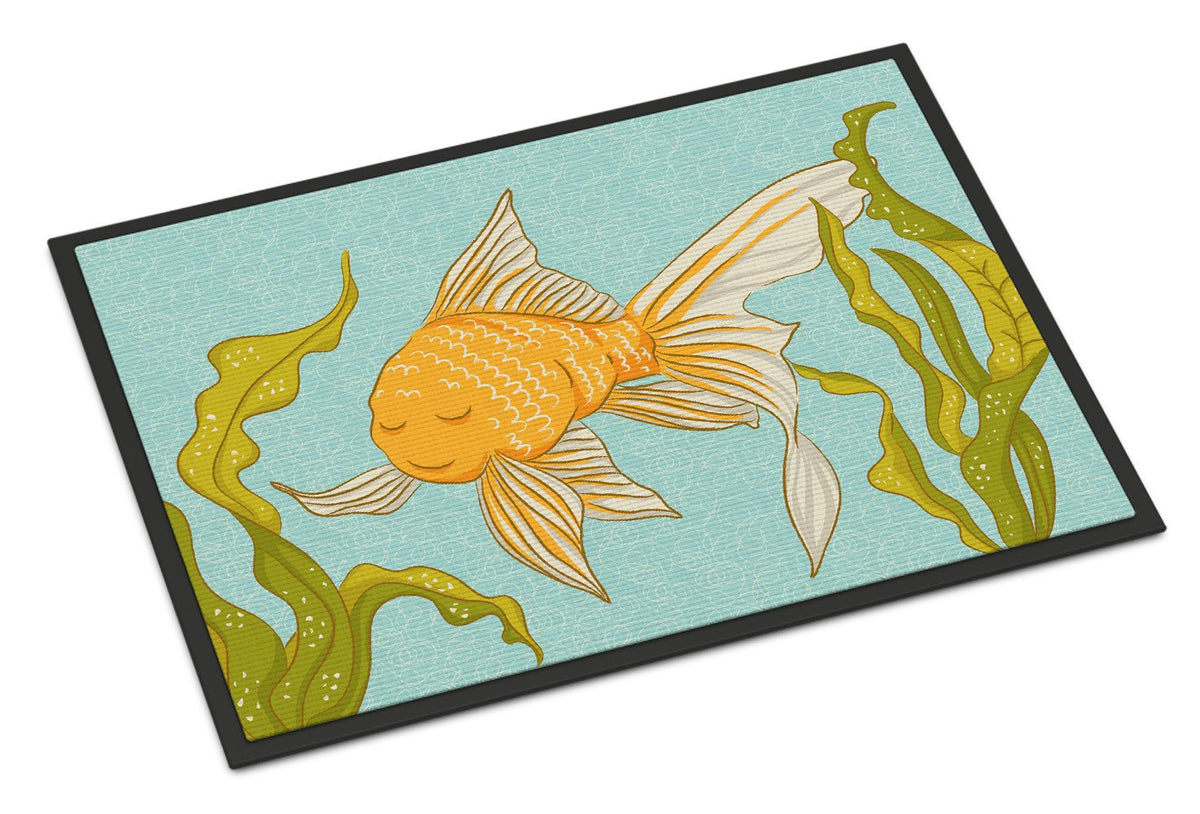 Gold Fish Indoor or Outdoor Mat 24x36 BB8544JMAT by Caroline&#39;s Treasures