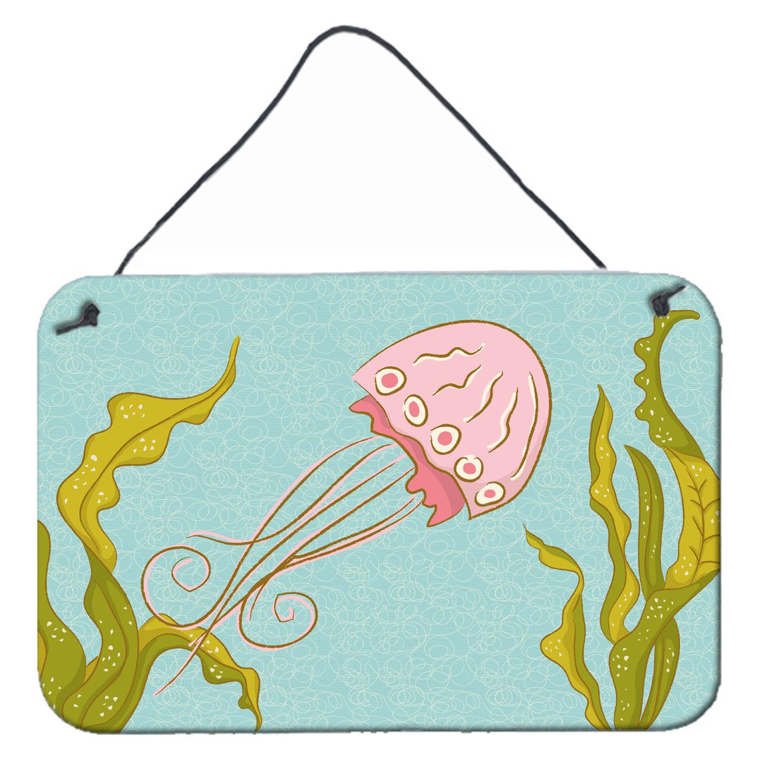 Jelly Fish Wall or Door Hanging Prints BB8546DS812 by Caroline&#39;s Treasures