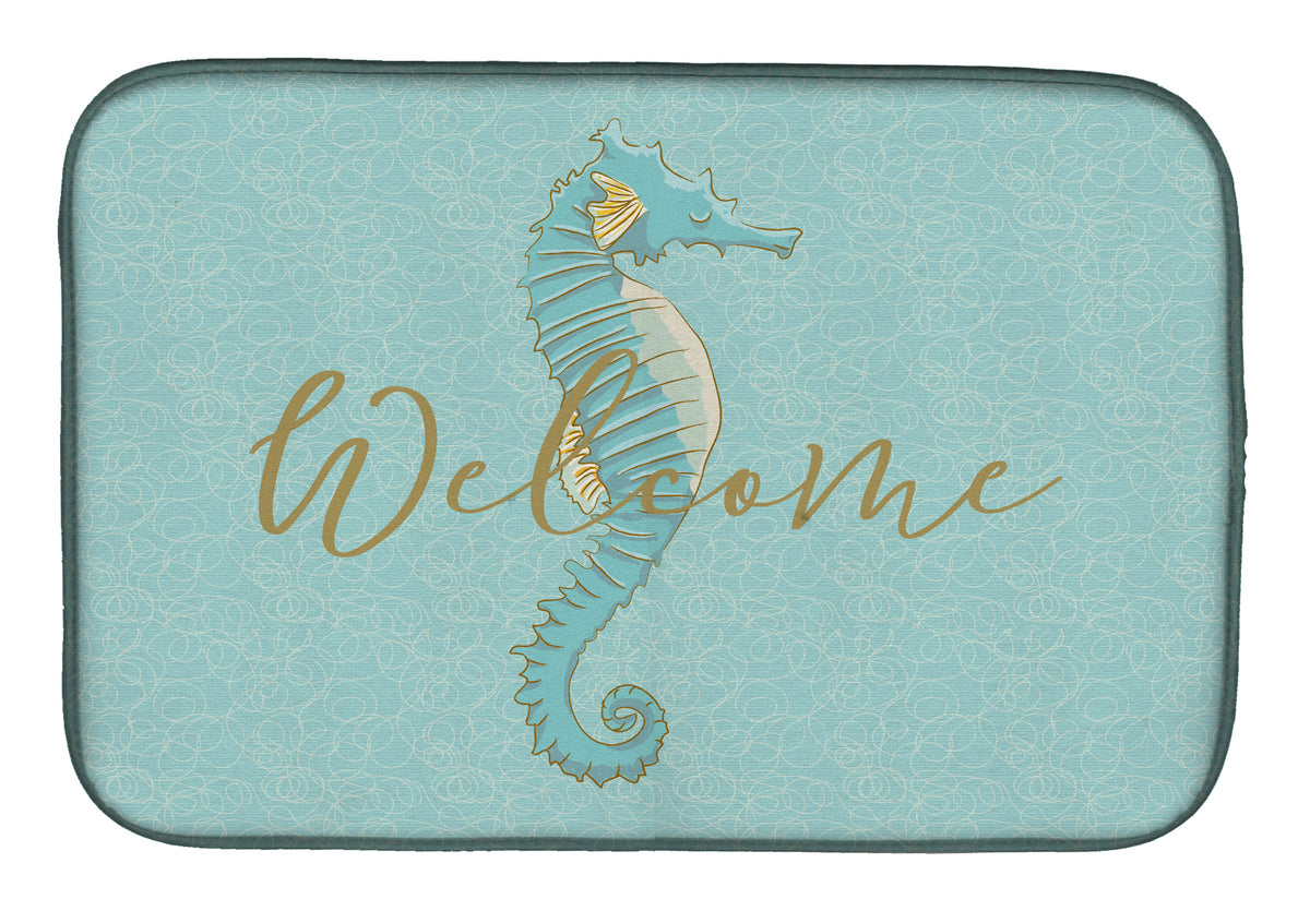 Seahorse Welcome Dish Drying Mat BB8547DDM