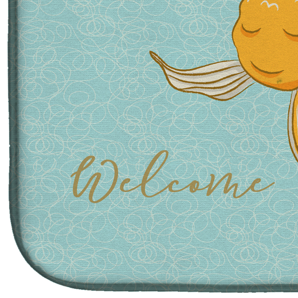 Gold Fish Welcome Dish Drying Mat BB8551DDM