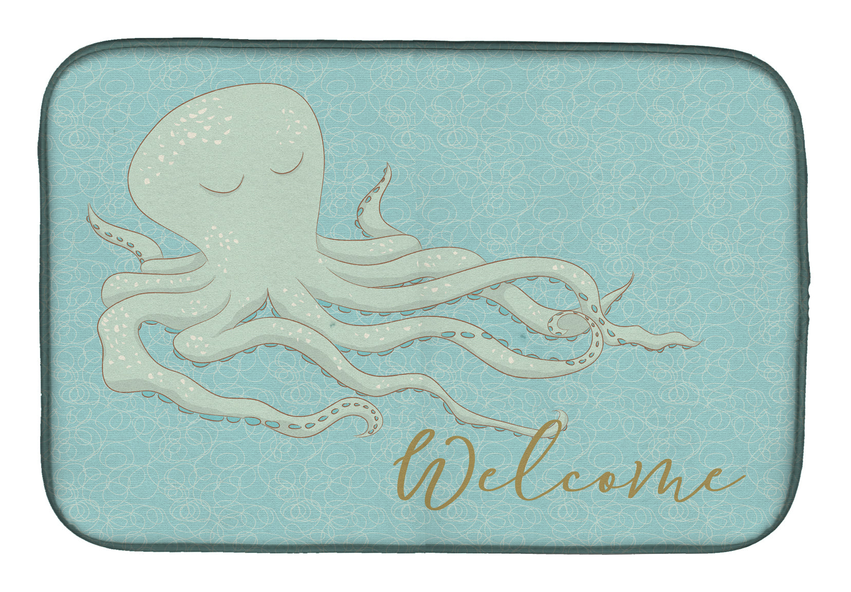 Octopus Welcome Dish Drying Mat BB8553DDM  the-store.com.