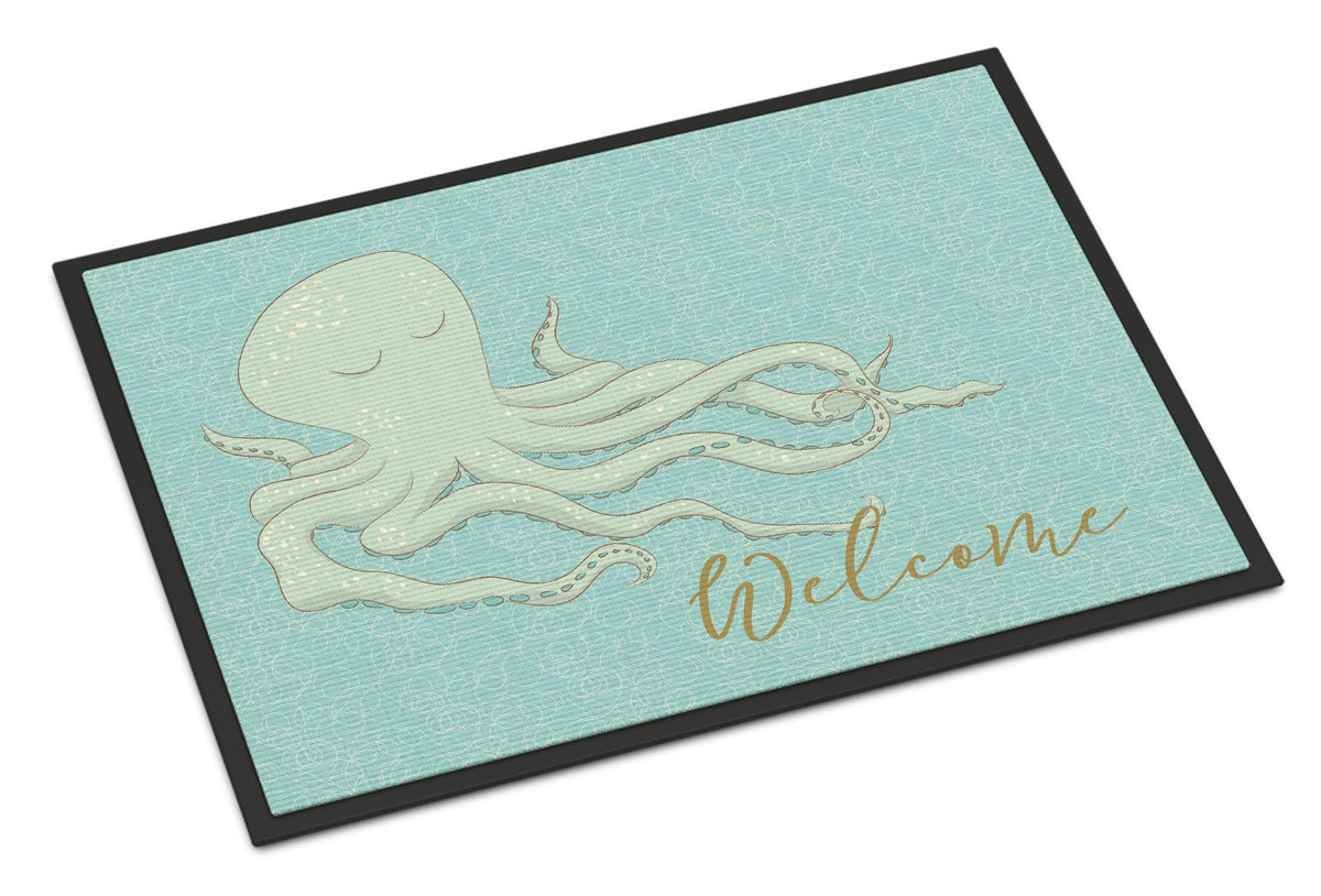 Octopus Welcome Indoor or Outdoor Mat 24x36 BB8553JMAT by Caroline&#39;s Treasures