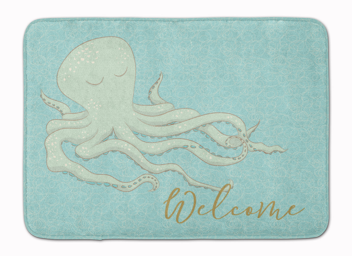 Octopus Welcome Machine Washable Memory Foam Mat BB8553RUG - the-store.com