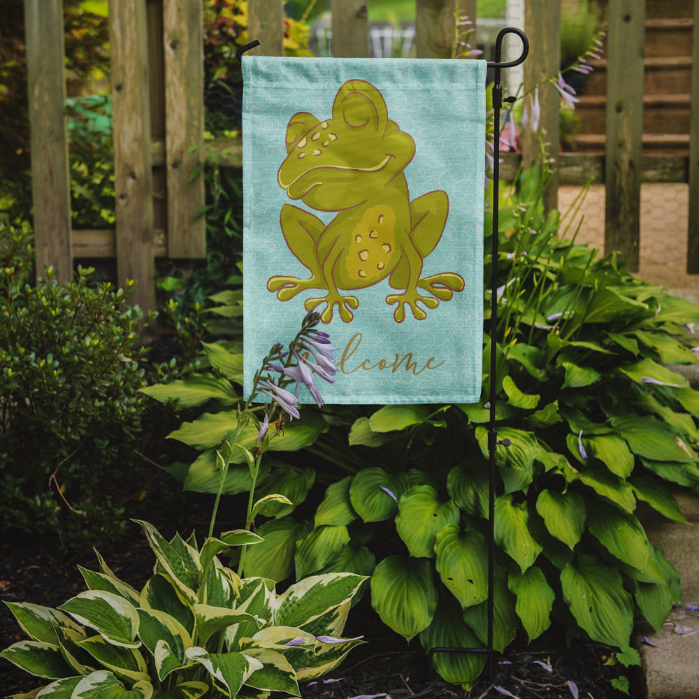 Frog Welcome Flag Garden Size BB8564GF  the-store.com.