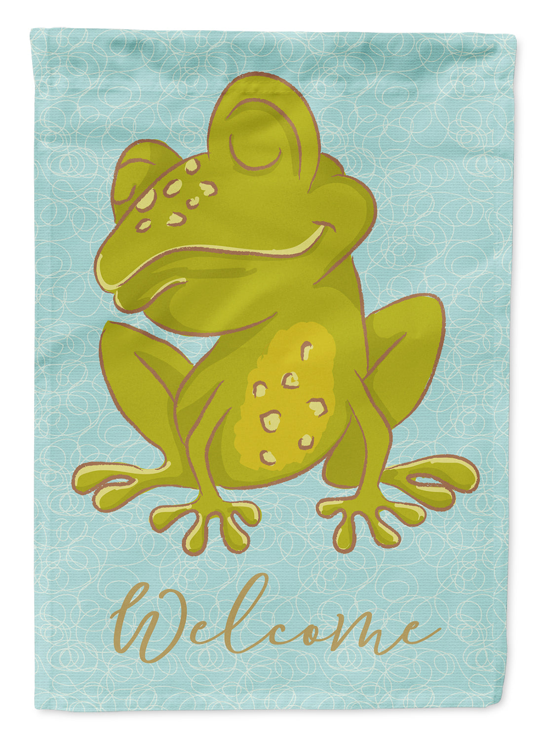 Frog Welcome Flag Garden Size BB8564GF  the-store.com.