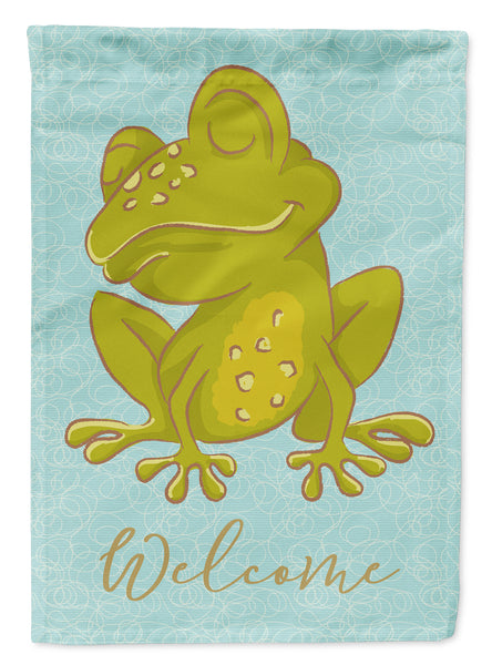 Frog Welcome Flag Garden Size BB8564GF