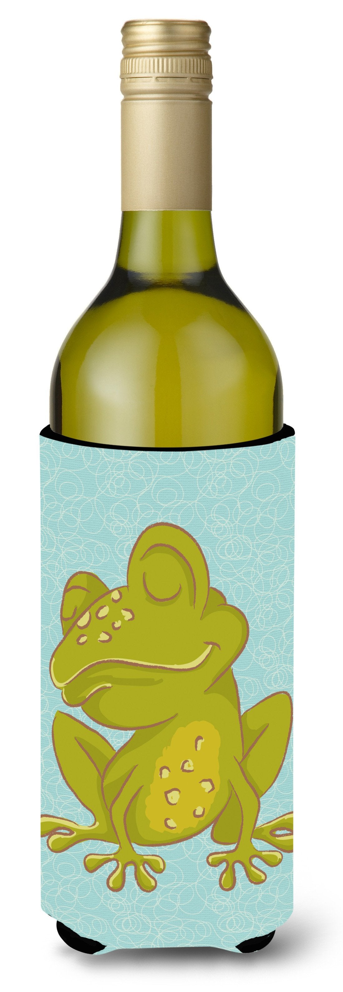 Frog Wine Bottle Beverge Insulator Hugger BB8564LITERK by Caroline&#39;s Treasures