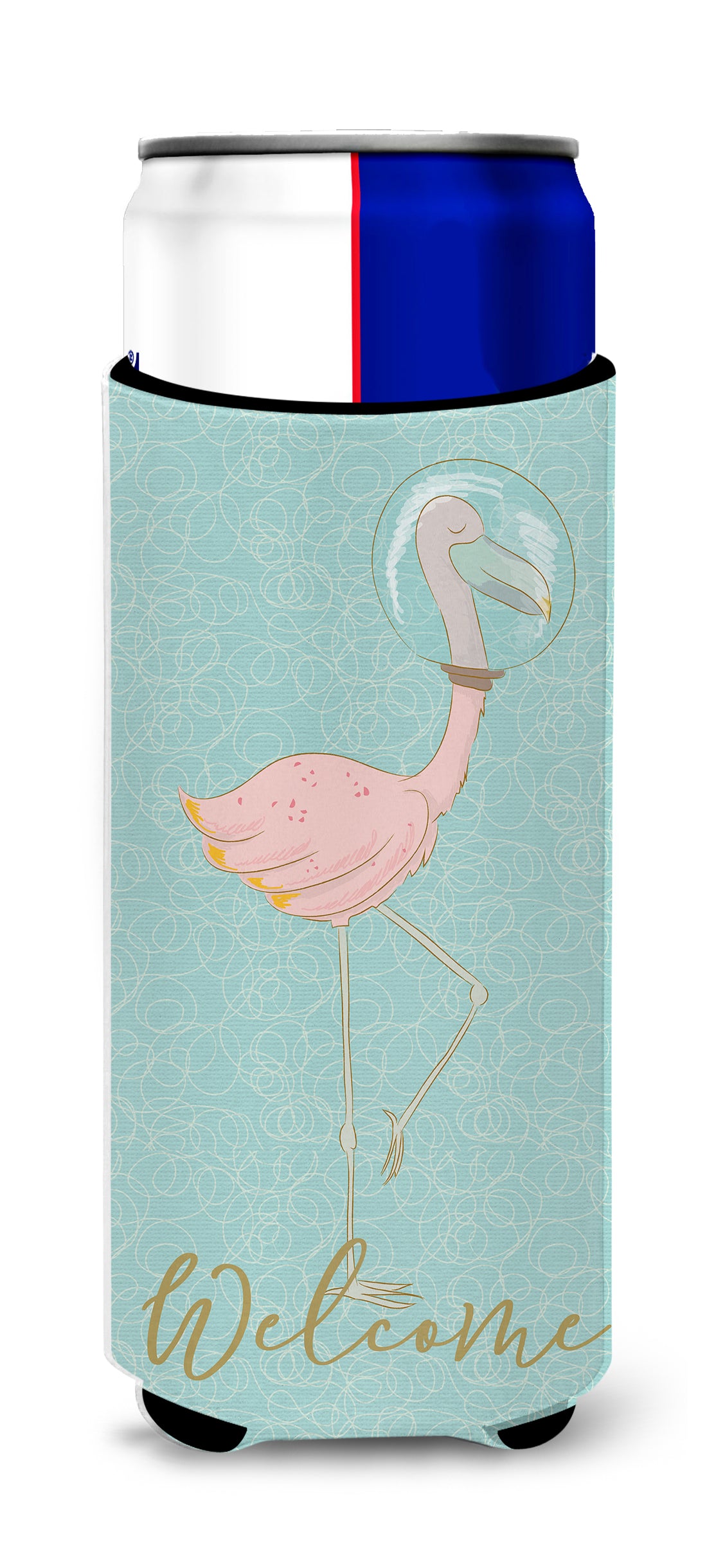 Flamingo Underwater  Ultra Hugger for slim cans BB8565MUK