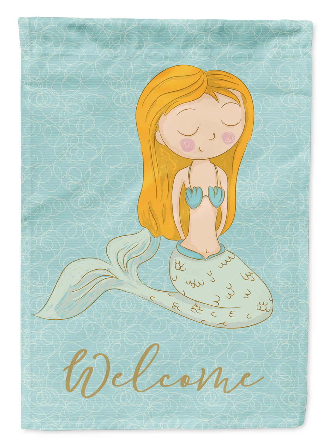 Mermaid Welcome Flag Garden Size BB8568GF  the-store.com.