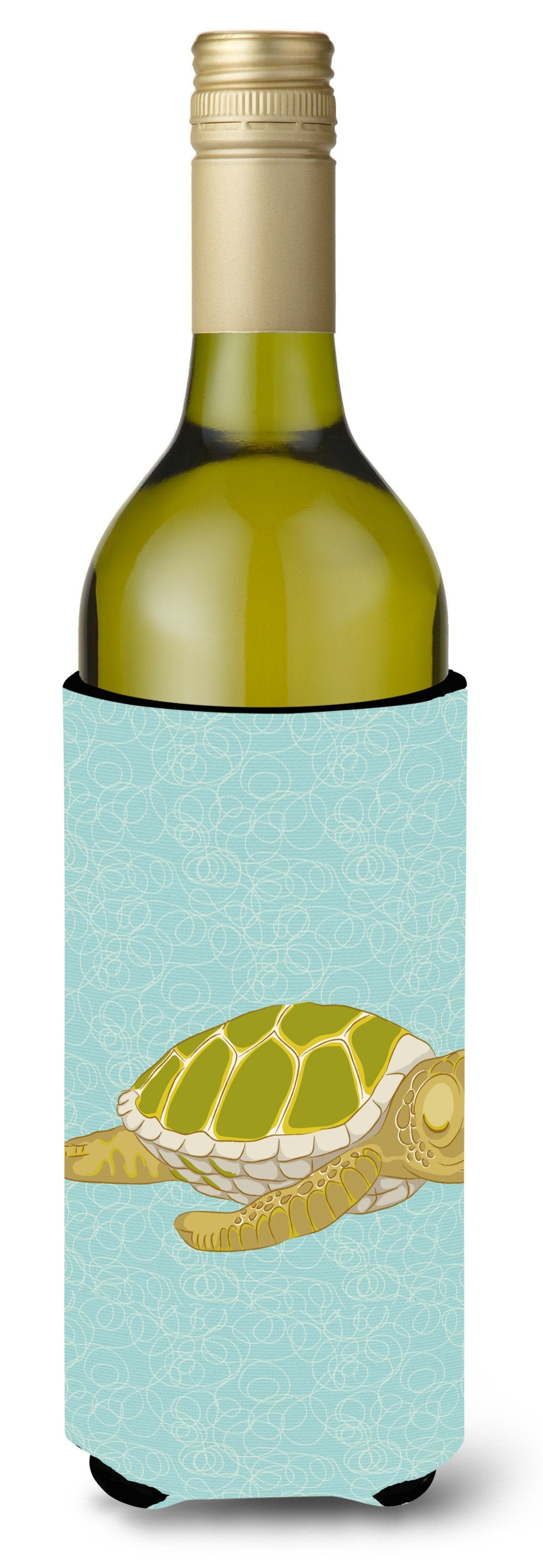 Sea Turtle Wine Bottle Beverge Insulator Hugger BB8570LITERK by Caroline&#39;s Treasures
