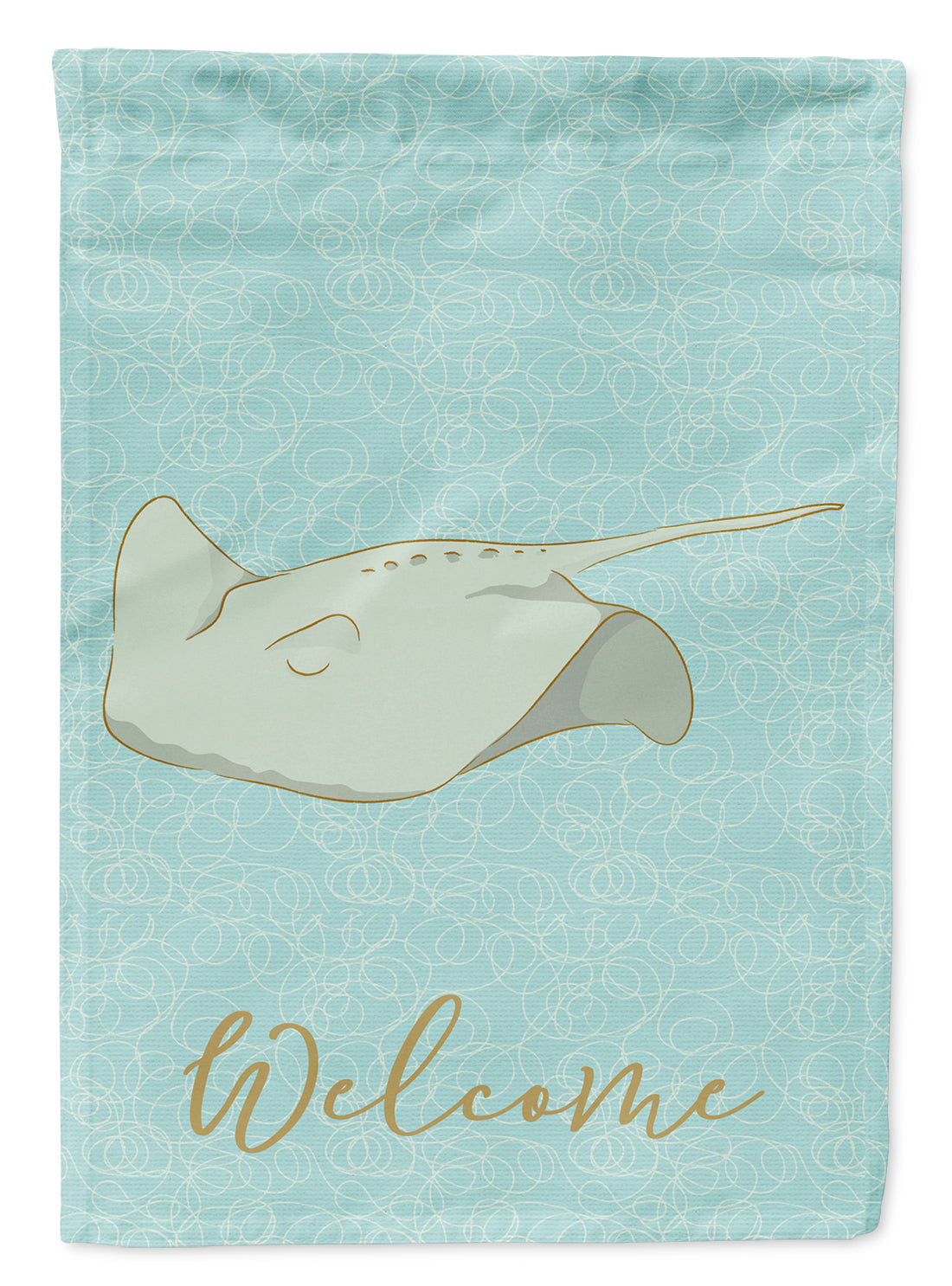 Sting Ray Welcome Flag Garden Size BB8571GF