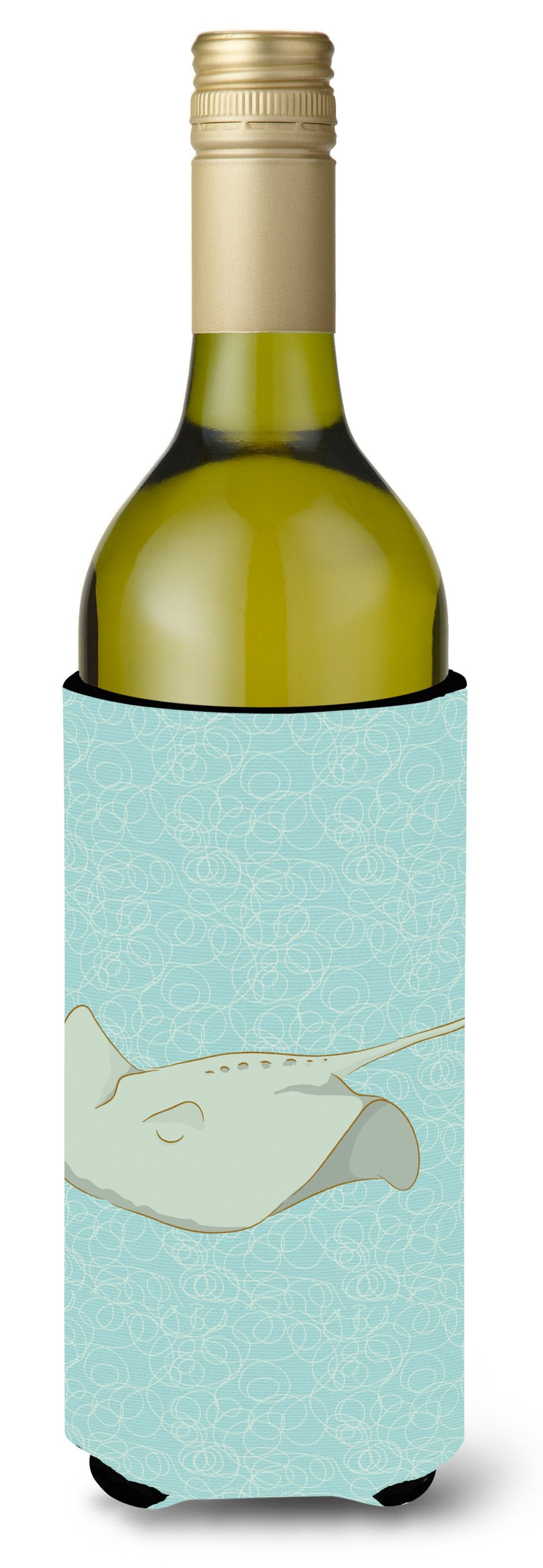 Sting Ray Wine Bottle Beverge Insulator Hugger BB8571LITERK by Caroline&#39;s Treasures