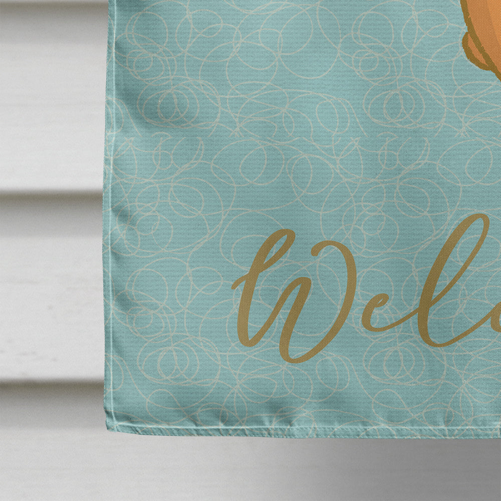Starfish Welcome Flag Canvas House Size BB8572CHF