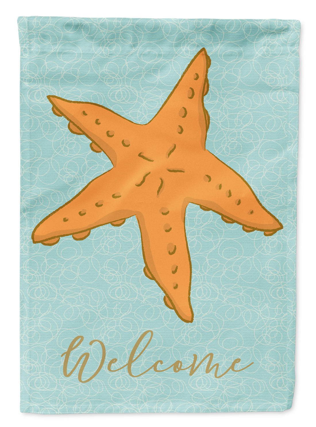 Starfish Welcome Flag Garden Size BB8572GF  the-store.com.