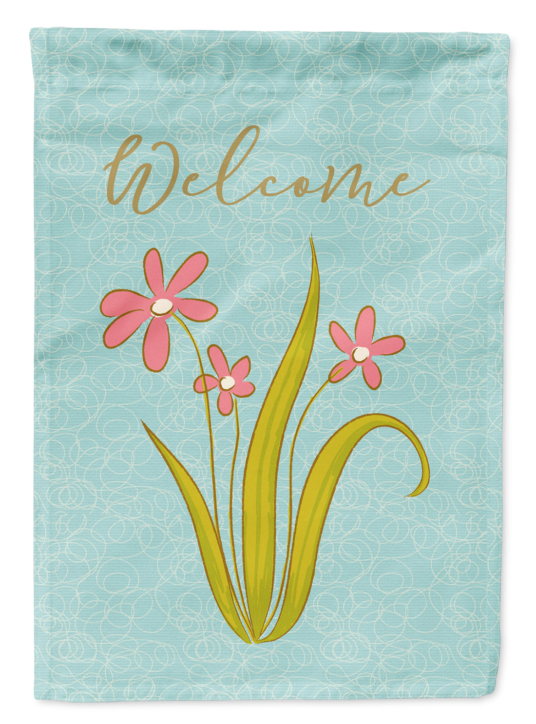 Flowers Welcome Flag Garden Size BB8574GF  the-store.com.