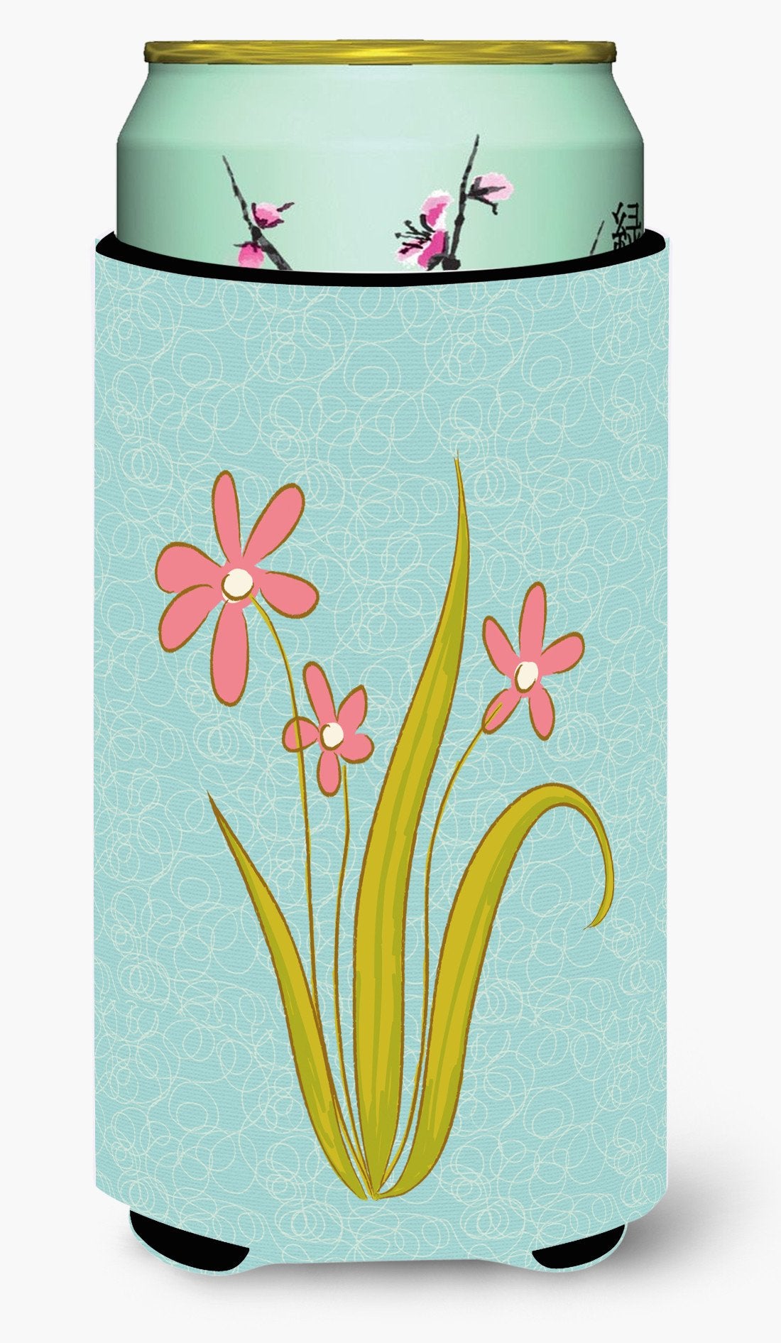 Flowers Tall Boy Beverage Insulator Hugger BB8574TBC by Caroline&#39;s Treasures