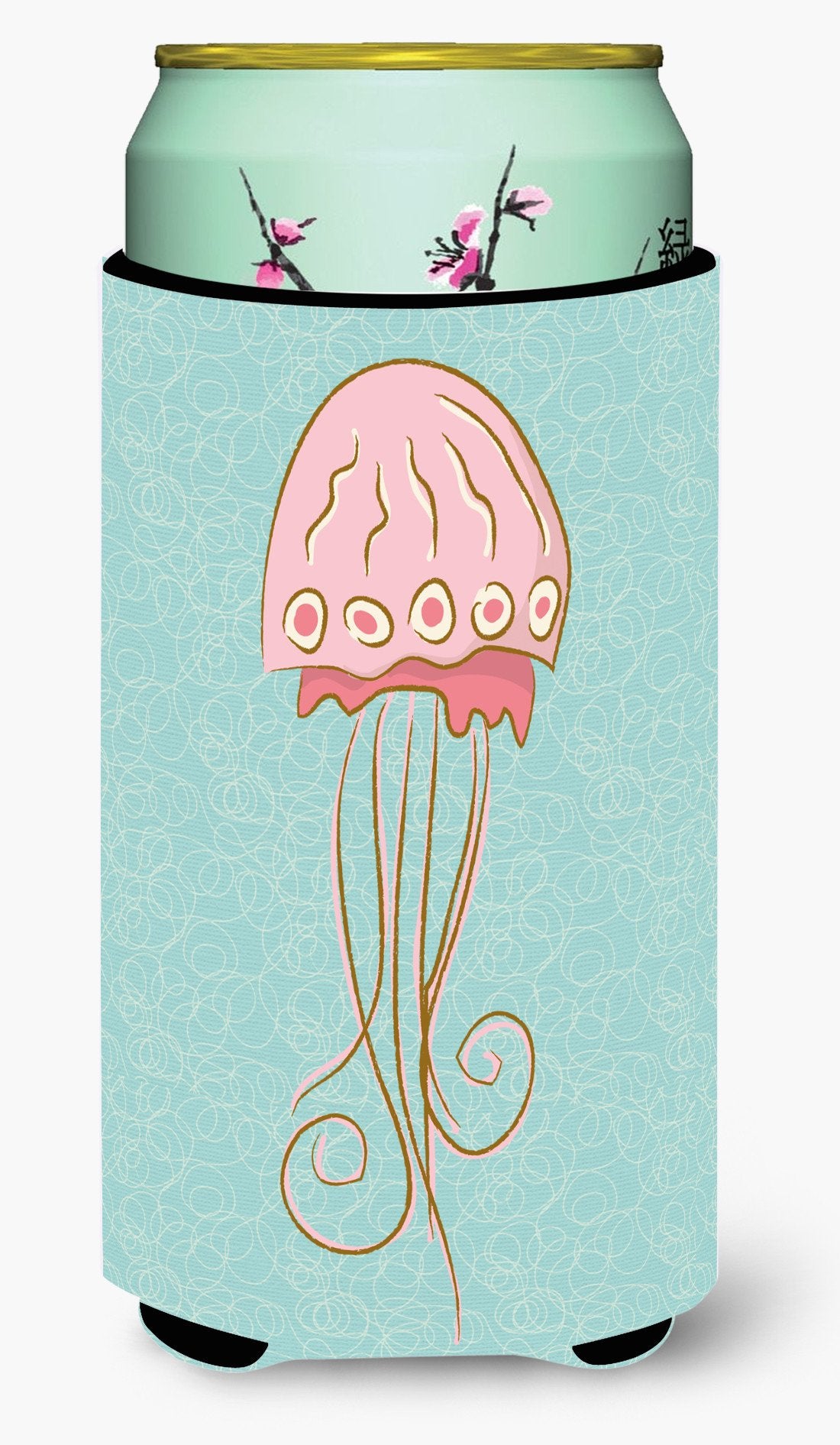 Jelly Fish Tall Boy Beverage Insulator Hugger BB8576TBC by Caroline&#39;s Treasures